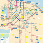 Mappa dei mezzi pubblici ad Amsterdam
