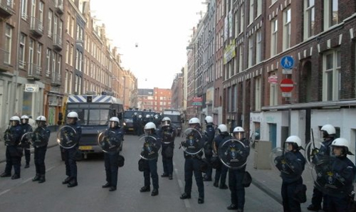 Polizia a Ten Kate Straat