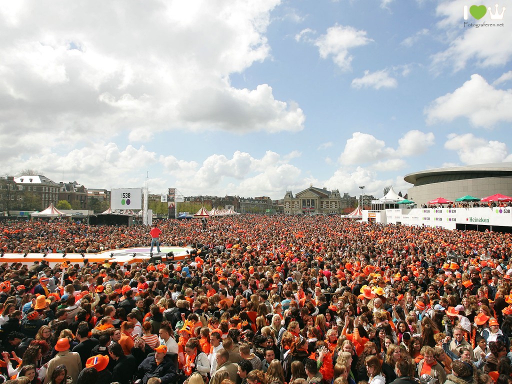 Museumplein durante la Festa della Regina