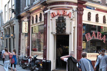 Il Baba, uno dei Coffee Shop piu' famosi di Amsterdam